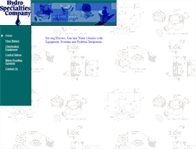 Tablet Screenshot of hydrospecialties.com